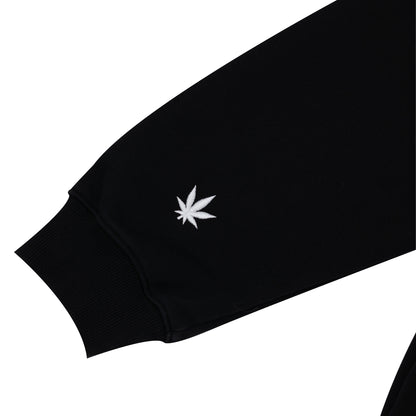 เสื้อสเวตเชิ้ต Half Zipper สีดำ | ATC : Half  Zipper Sweatshirt Black
