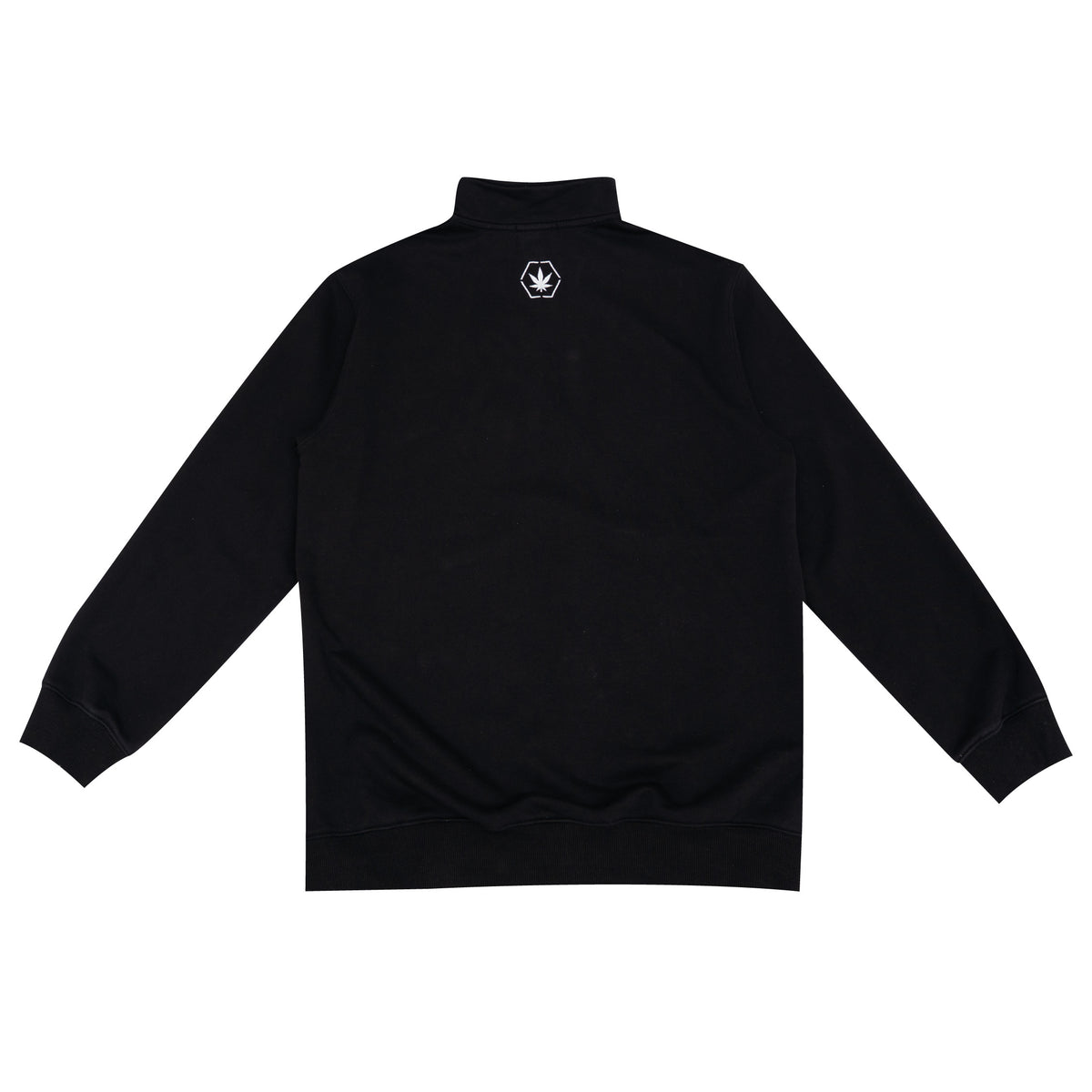 เสื้อสเวตเชิ้ต Half Zipper สีดำ | ATC : Half  Zipper Sweatshirt Black