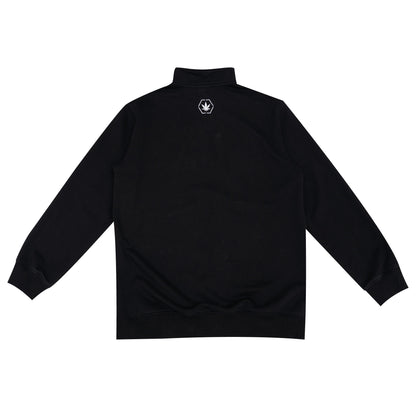 เสื้อสเวตเชิ้ต Half Zipper สีดำ | ATC : Half  Zipper Sweatshirt Black