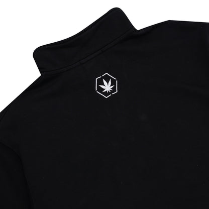 เสื้อสเวตเชิ้ต Half Zipper สีดำ | ATC : Half  Zipper Sweatshirt Black