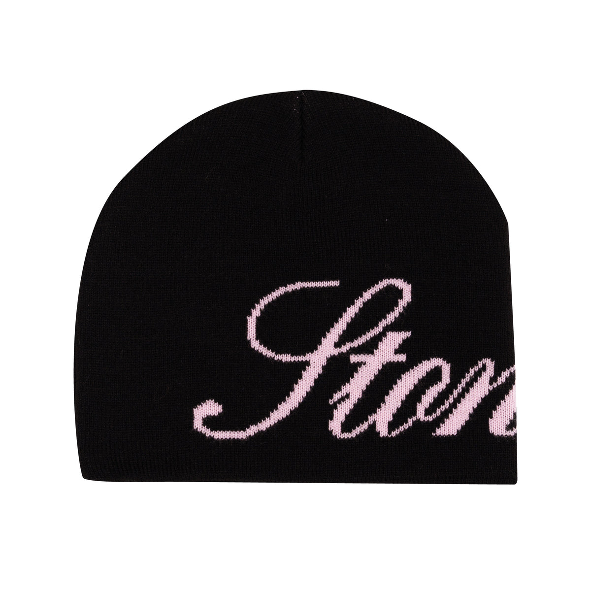 หมวกบีนนี่ Cursive สีดำ/ชมพู | ATC : Cursive Beanie Black Pink