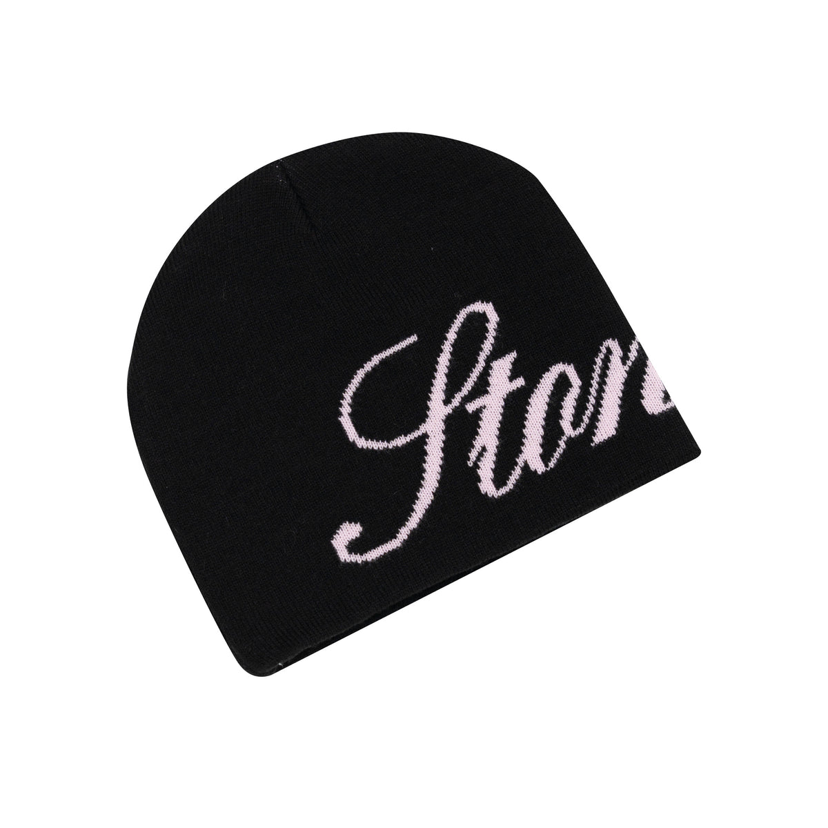 หมวกบีนนี่ Cursive สีดำ/ชมพู | ATC : Cursive Beanie Black Pink