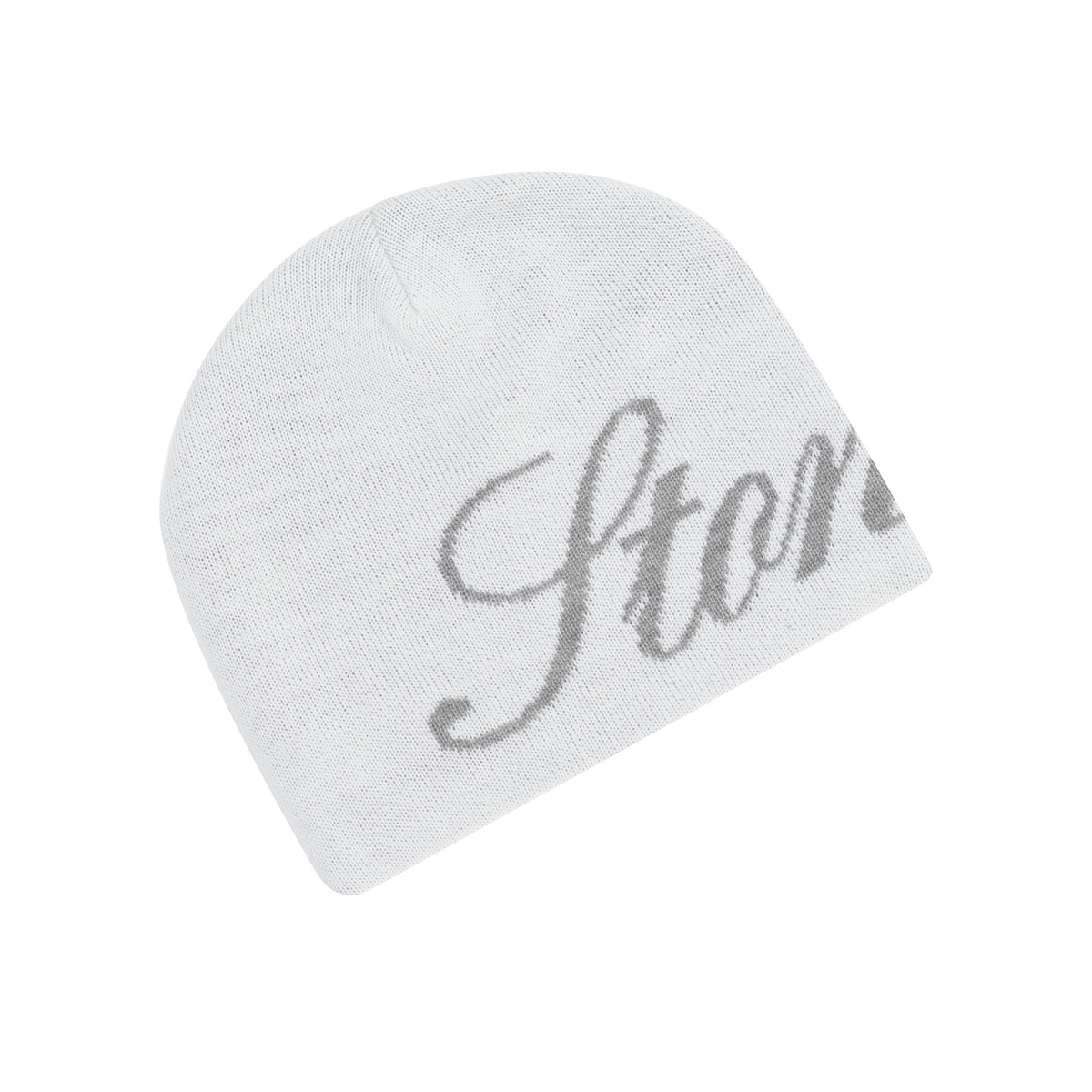 หมวกบีนนี่ Cursive สีขาว | ATC : Cursive Beanie White
