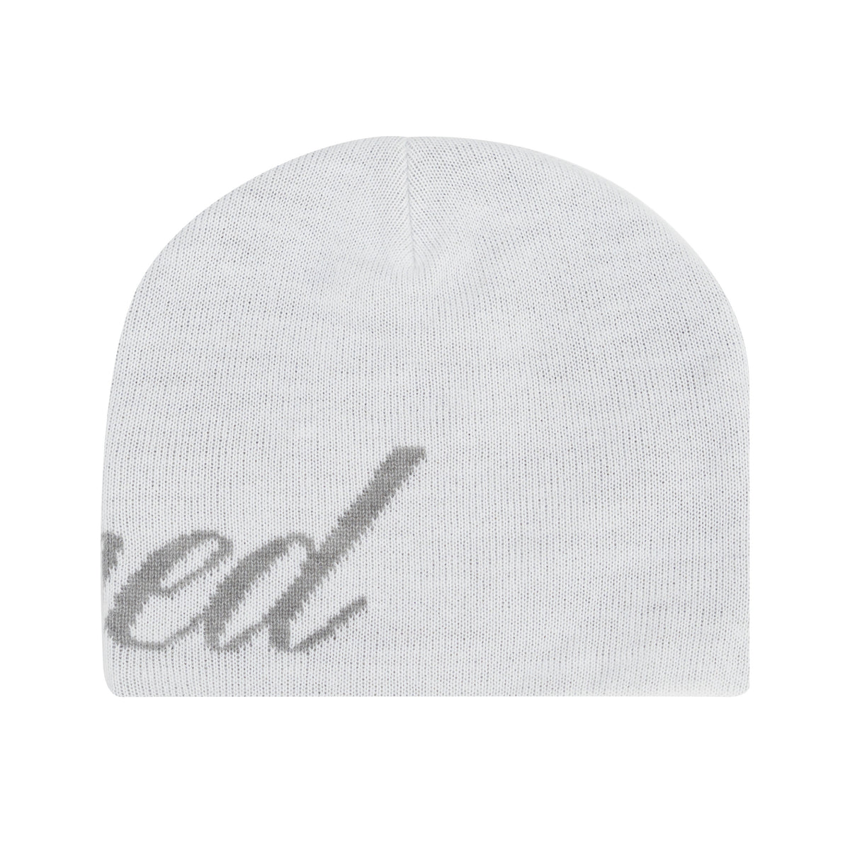 หมวกบีนนี่ Cursive สีขาว | ATC : Cursive Beanie White