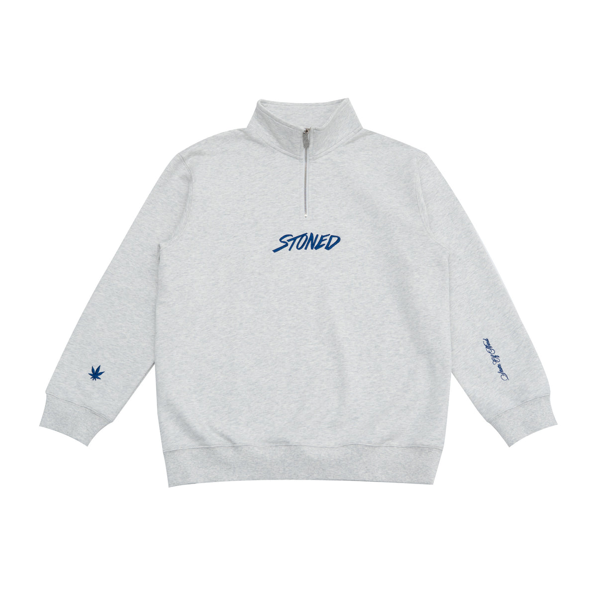 เสื้อสเวตเชิ้ต Half Zipper สีเทา | ATC : Half Zipper Sweatshirt Grey