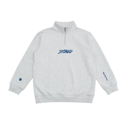 เสื้อสเวตเชิ้ต Half Zipper สีเทา | ATC : Half Zipper Sweatshirt Grey