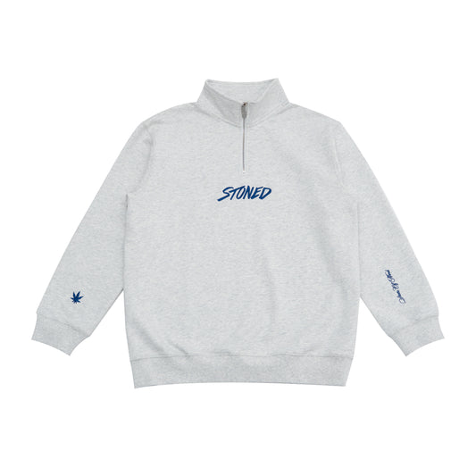 เสื้อสเวตเชิ้ต Half Zipper สีเทา | ATC : Half Zipper Sweatshirt Grey