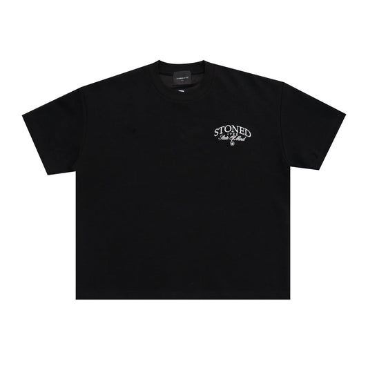 เสื้อยืดทรง Boxy โลโก้ Void สีดำ | ATC : Void Logo Boxy Tee Black