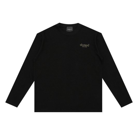 Originals V2 : Waffle L/S Tee Black