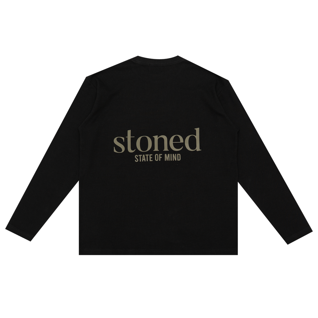 Originals V2 : Waffle L/S Tee Black