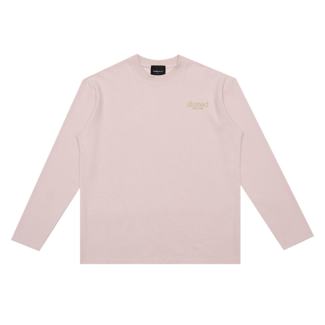 Originals V2 : Waffle L/S Tee Pink
