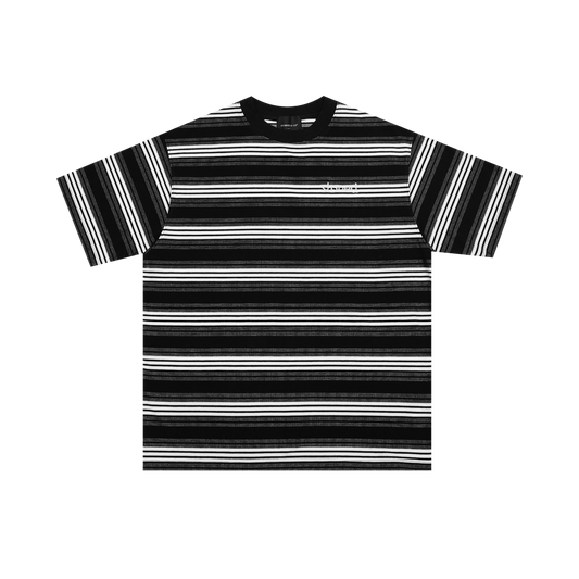 Originals V2 : Black Grey Stripe Tee