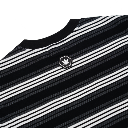 Originals V2 : Black Grey Stripe Tee