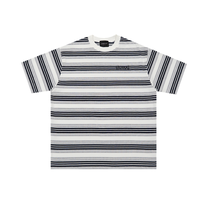 Originals V2 : White Grey Stripe Tee