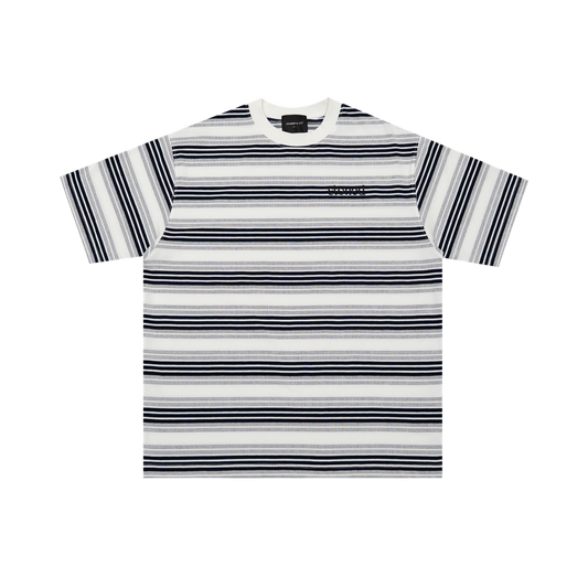 Originals V2 : White Grey Stripe Tee