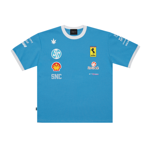 Dark Horse : Motorsport Tshirt Light Blue