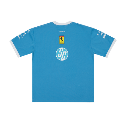 Dark Horse : Motorsport Tshirt Light Blue