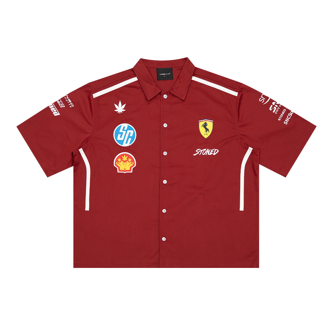 Dark Horse : Motorsport Workshirt Red