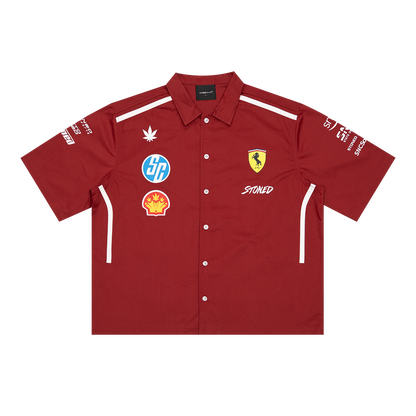 Dark Horse : Motorsport Workshirt Red