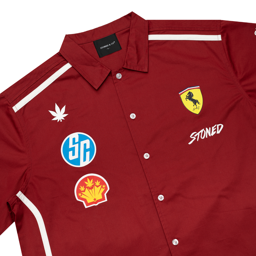 Dark Horse : Motorsport Workshirt Red