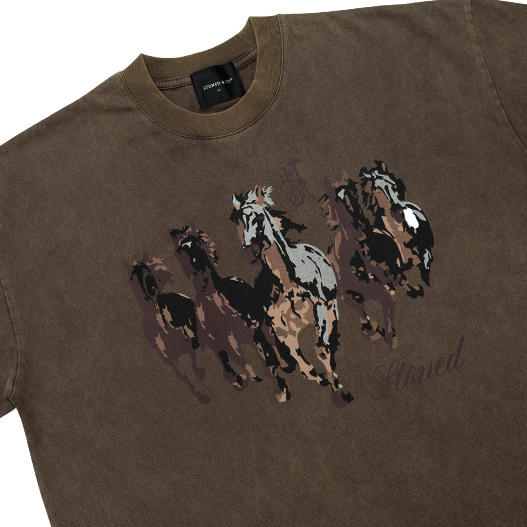 Dark Horse : Gallop Tee Brown