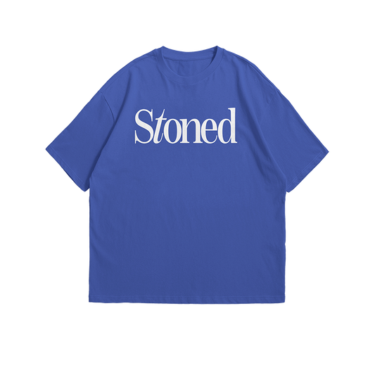 Stoned Future-back : Logo Tee Blue