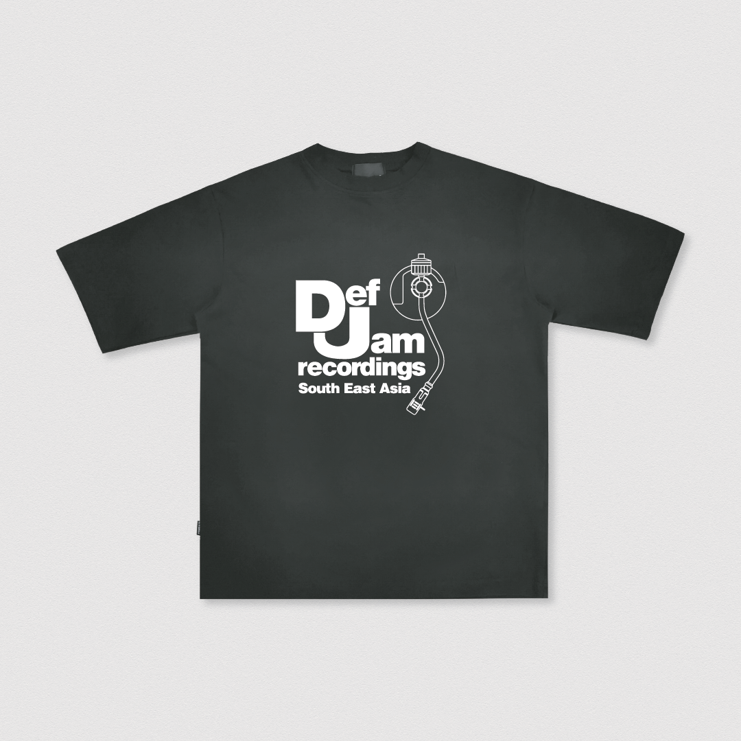 Stoned x Def Jam : Signature Logo Tshirt Black