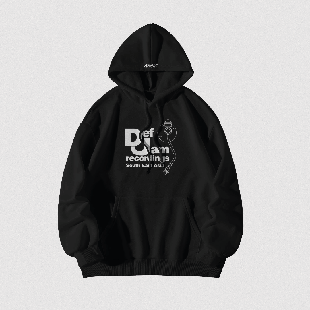 Stoned x Def Jam : Signature Logo Hoodie Black