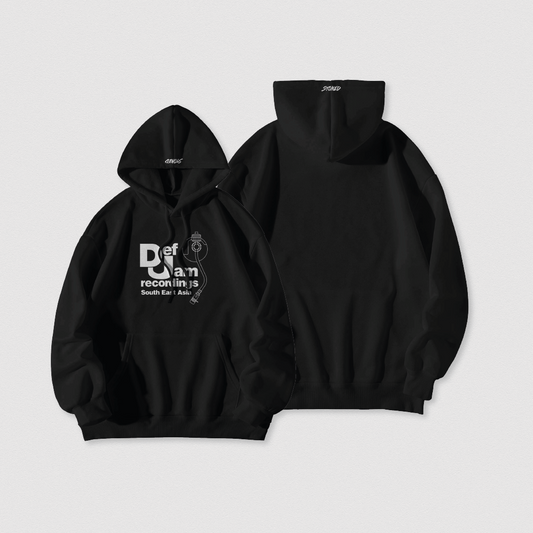 Stoned x Def Jam : Signature Logo Hoodie Black