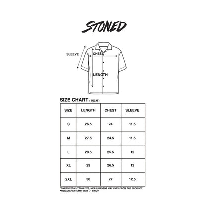 เสื้อเชิ้ตลายทาง สีดำ | Dark Horse : Stripe Shirt S/S Black