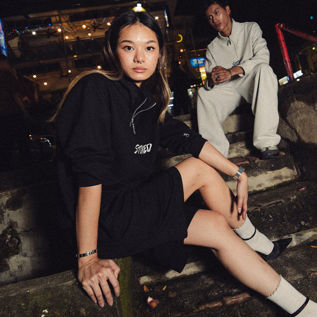 กางเกงขาสั้น Sweat สีดำ | ATC : Sweat Shorts Black