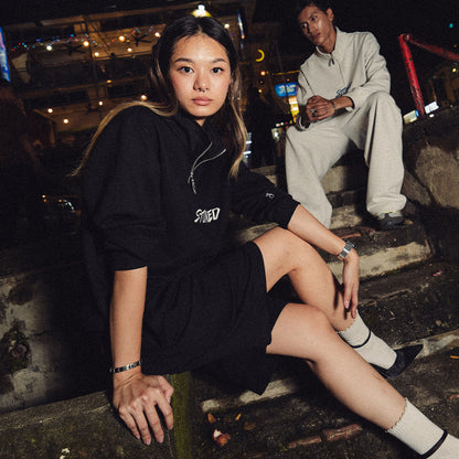 กางเกงขาสั้น Sweat สีดำ | ATC : Sweat Shorts Black