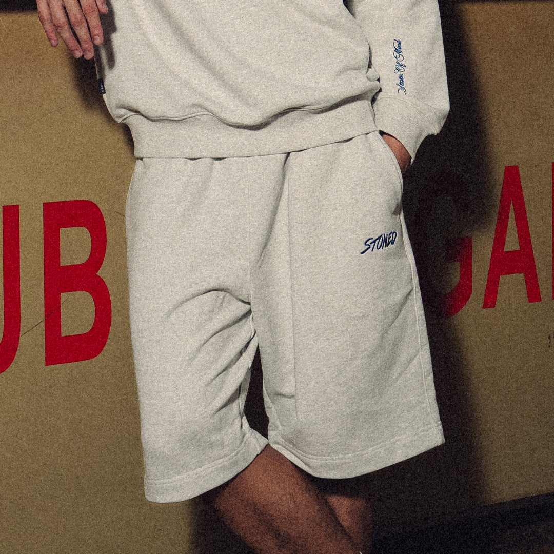 กางเกงขาสั้น Sweat สีเทา | ATC : Sweat Shorts Grey