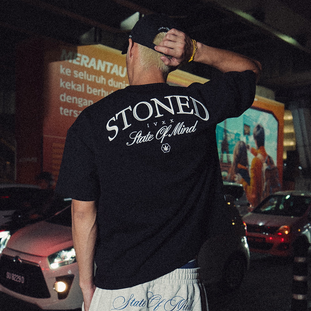 เสื้อยืดทรง Boxy โลโก้ Void สีดำ | ATC : Void Logo Boxy Tee Black
