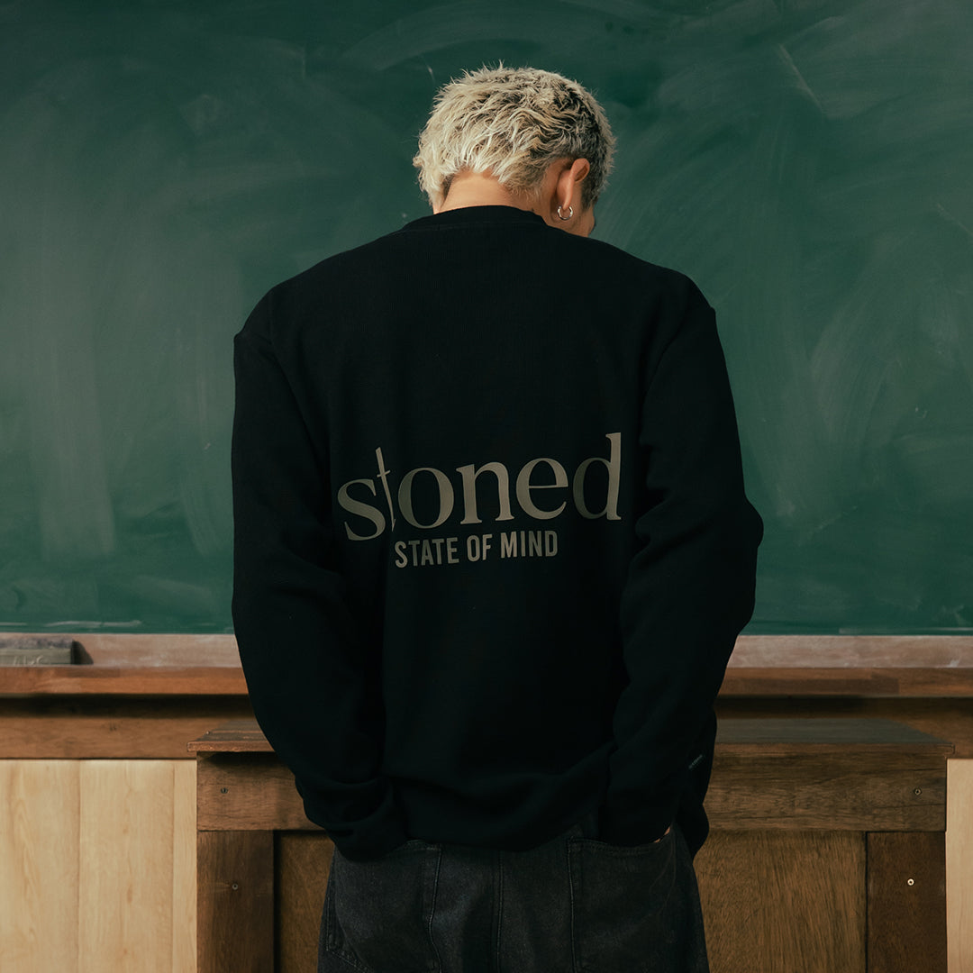 Originals V2 : Waffle L/S Tee Black