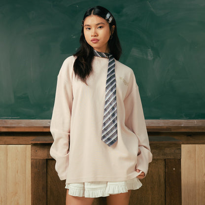 Originals V2 : Waffle L/S Tee Pink