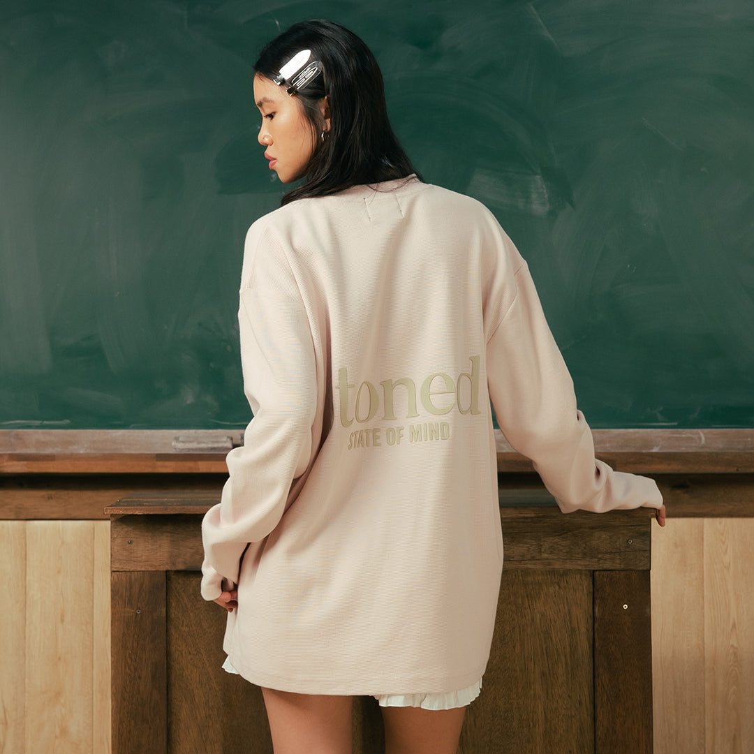 Originals V2 : Waffle L/S Tee Pink