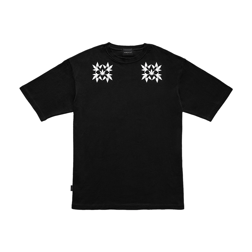 เสื้อยืดลายดอกบัว UIP สีดำ | Stoned Dream : UIP Lotus Tee Black