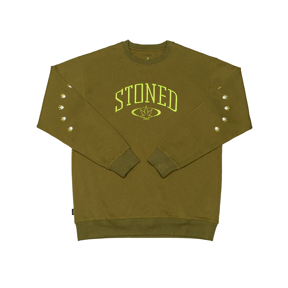 Stoned Universe : Logo Tee L/S Green