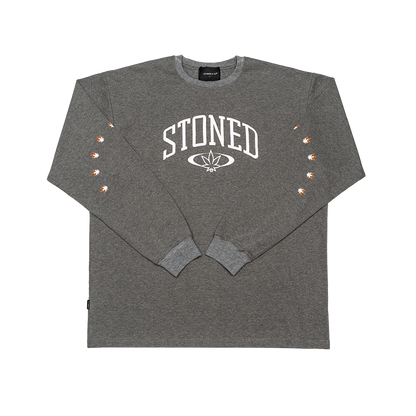 Stoned Universe : Logo Tee L/S Grey