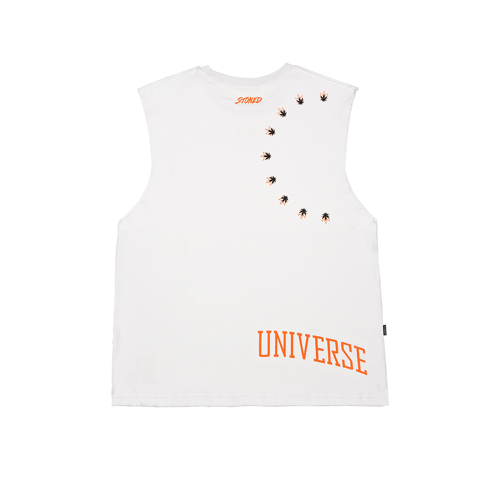 Stoned Universe : Nexus Sleeveless Tee White