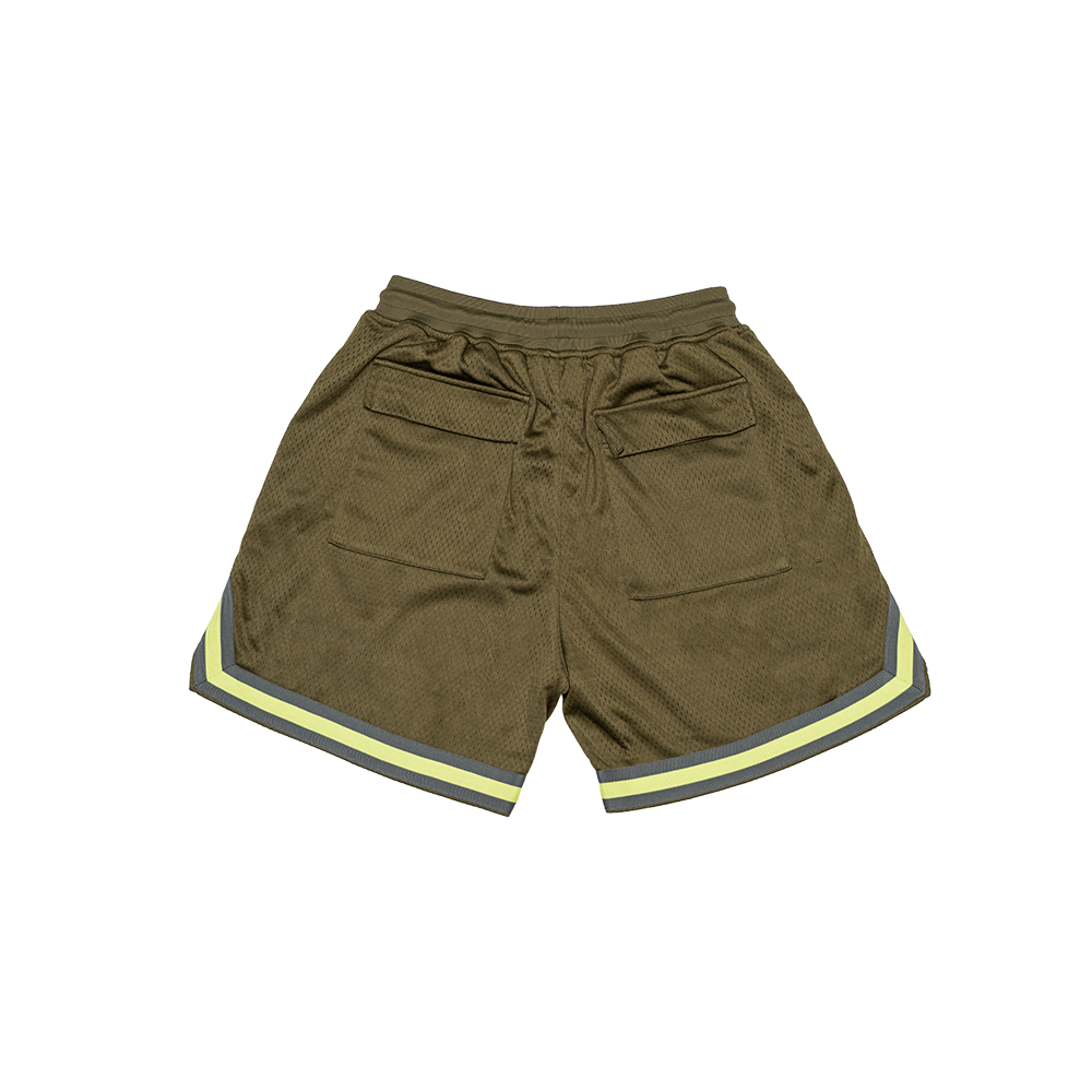 Stoned Universe : Basketball Shorts Green