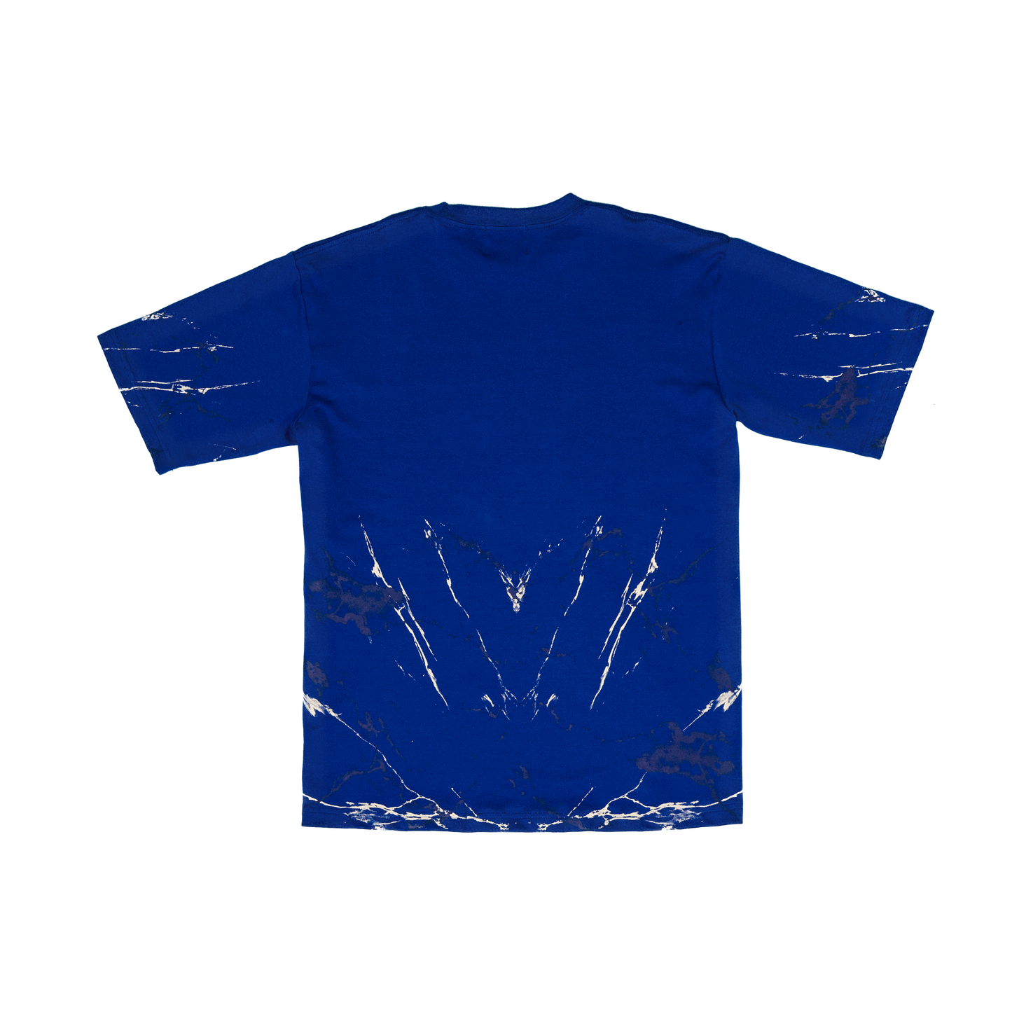 เสื้อยืดลายหินอ่อน สีฟ้า | Stoned Blessed : Marble Tee Blue