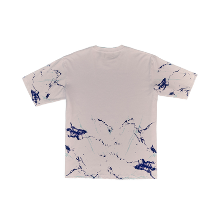 Stoned Blessed : Marble Tee White