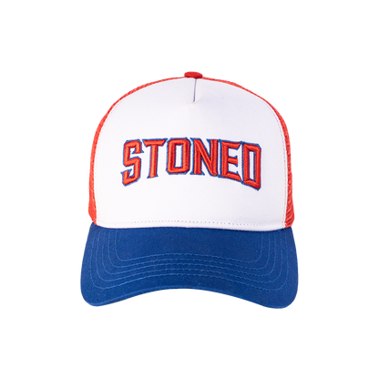 Stoned Universe : Embroidery Trucker Red