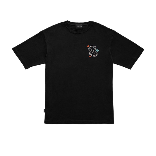 Stoned Shine : Holy Tee Black