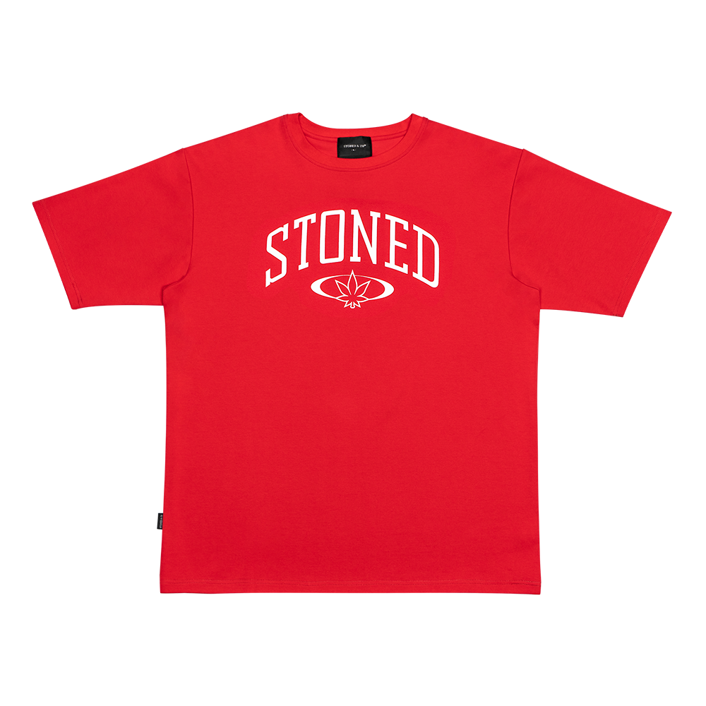 Stoned Universe : Maple Logo Tee Red