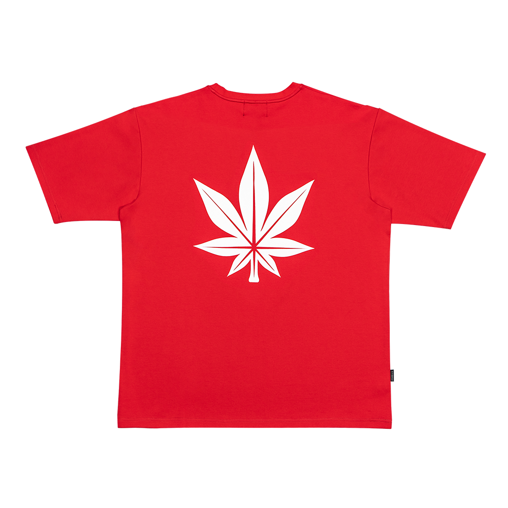 Stoned Universe : Maple Logo Tee Red