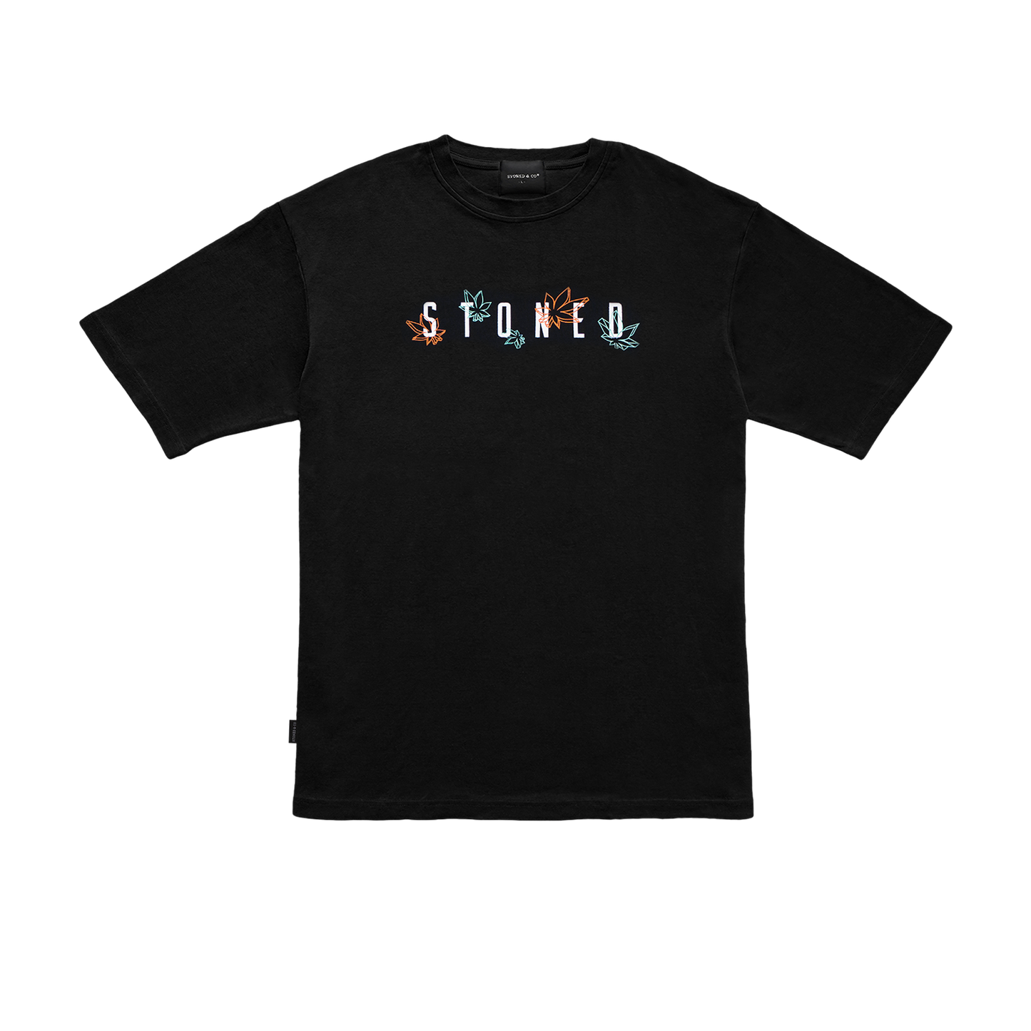 Stoned Shine : Sculpture Tee Black