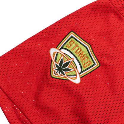 Stoned Universe : Maple Mesh Jersey Red